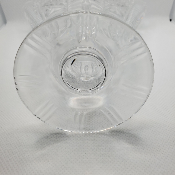 Cut Lead Crystal Fan Vase - Picture 5 of 6